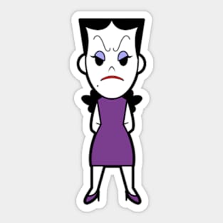 natasha rocky and bullwinkle Sticker